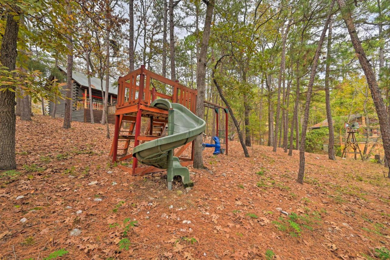 Tudor-Style Broken Bow Cottage With Hot Tub And Decks! Stephens Gap Exterior photo